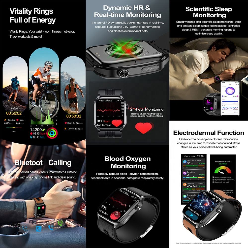 AbhiWatch Model AW101 — Advanced Health Monitoring Smartwatch